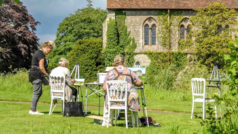 Painting from the heart at Bilsington Priory